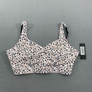 LINC Active Energy Bra Womens 2XL Wildcat Print Adjustable Strap Supportive NEW